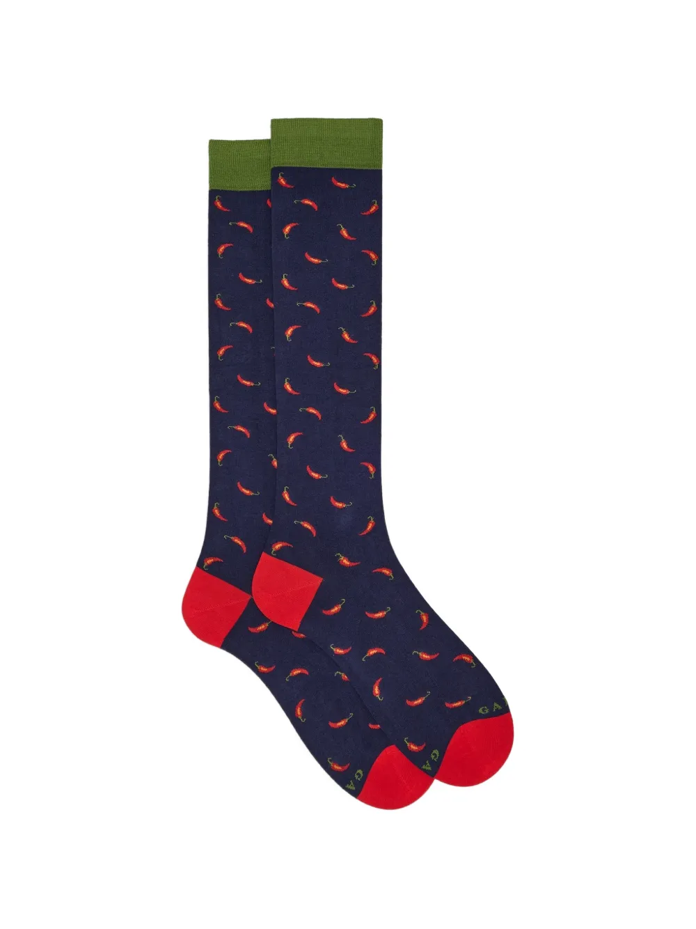 Gallo Chilli-print Socks In Multi