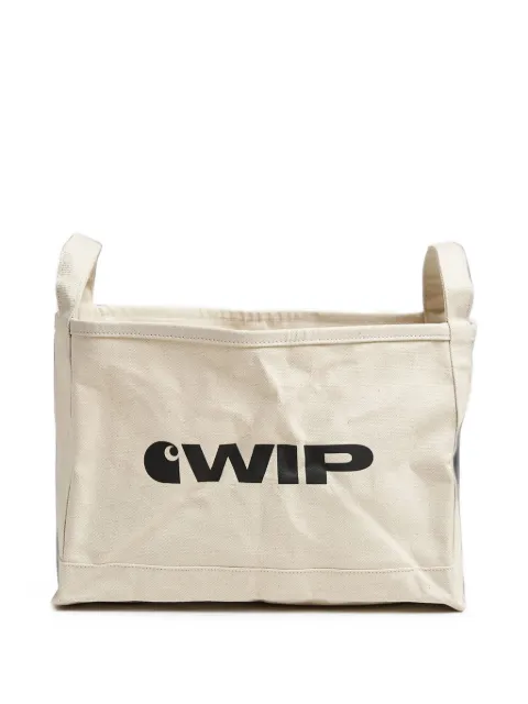 Carhartt WIP logo-print canvas storage bag