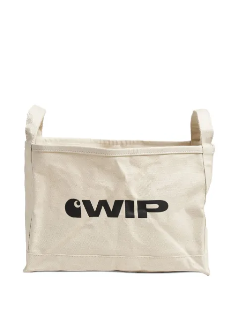 Carhartt WIP logo-print canvas storage bag