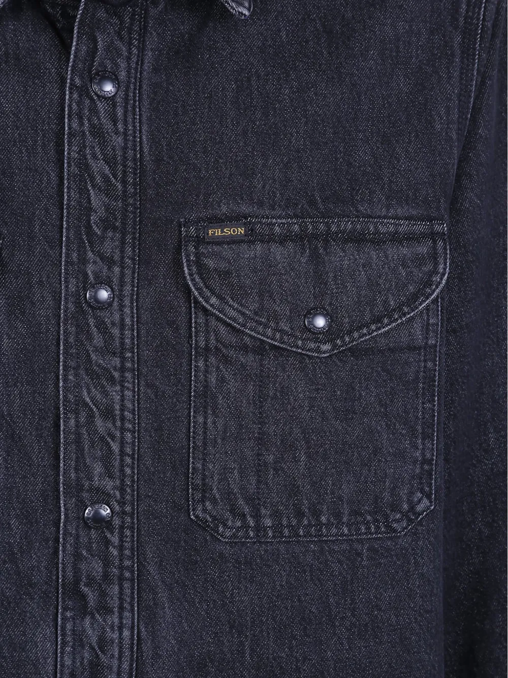 Filson Vervaagd denim jack Zwart