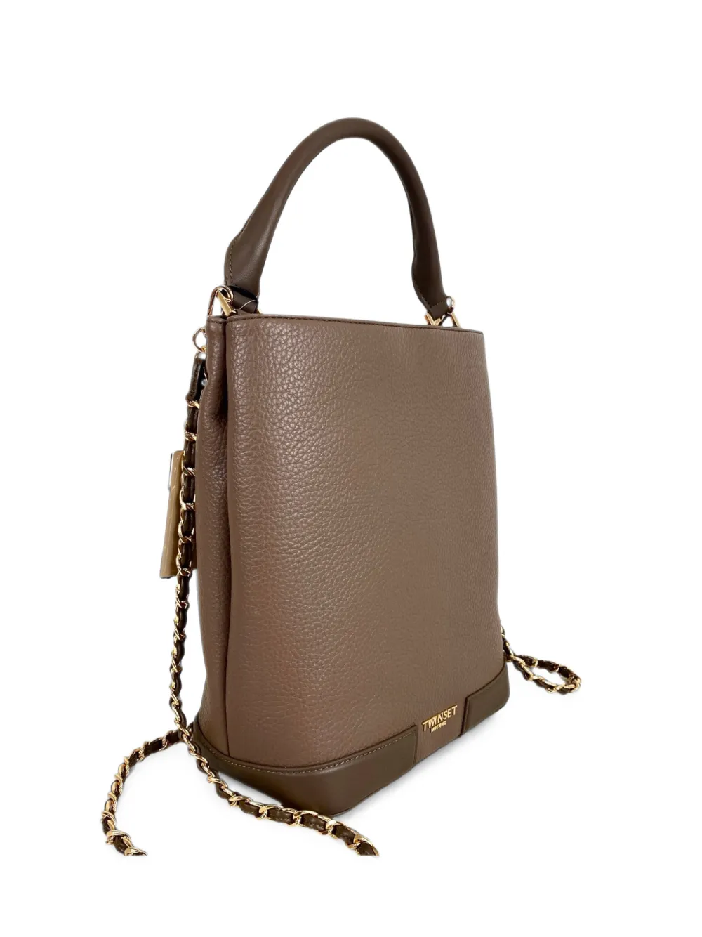TWINSET chain-strap backpack - Marrone