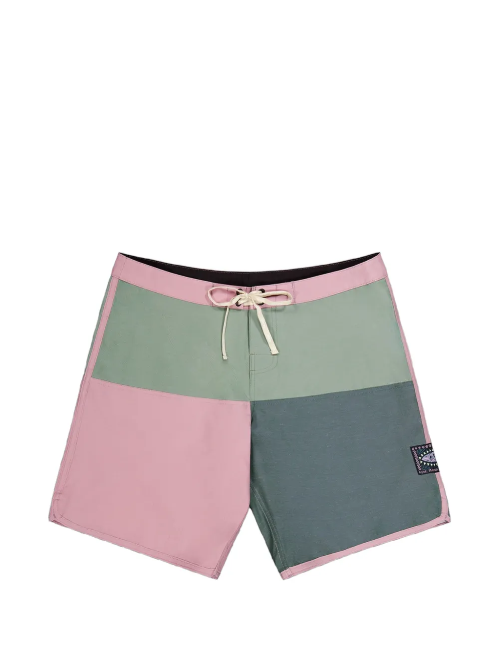 PICTURE Andy Heritage S 17 colour-block swim shorts - Verde