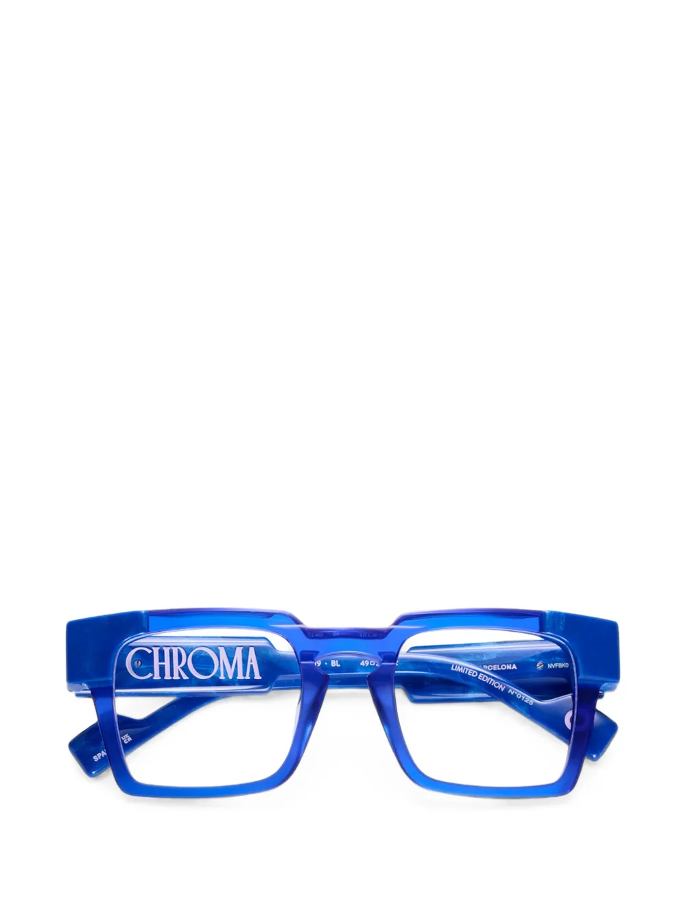 Etnia Barcelona Chroma Nº09 bril met vierkant montuur Blauw