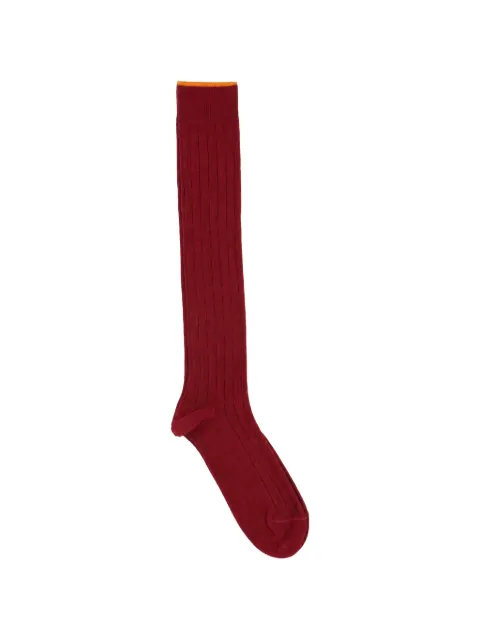 Gallo ribbed-knit knee-high socks
