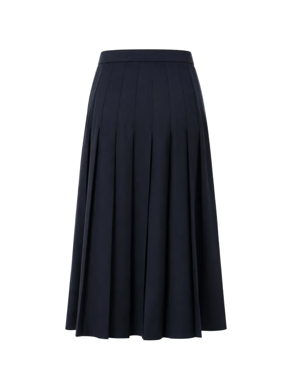 Barbour buckle-fastening pleated skirt Blauw