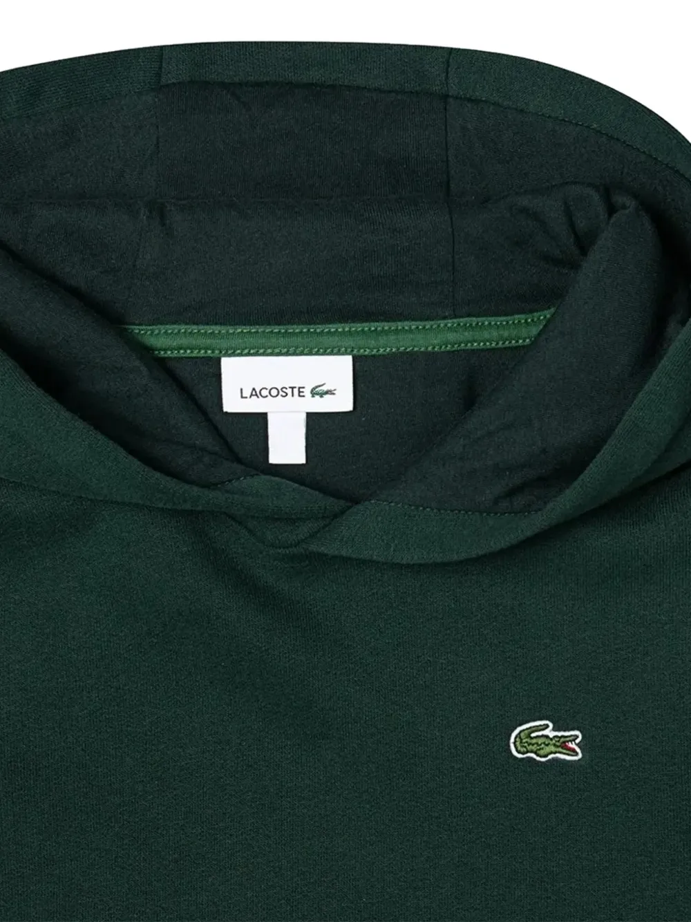 Lacoste Kids Hoodie met logopatch Groen