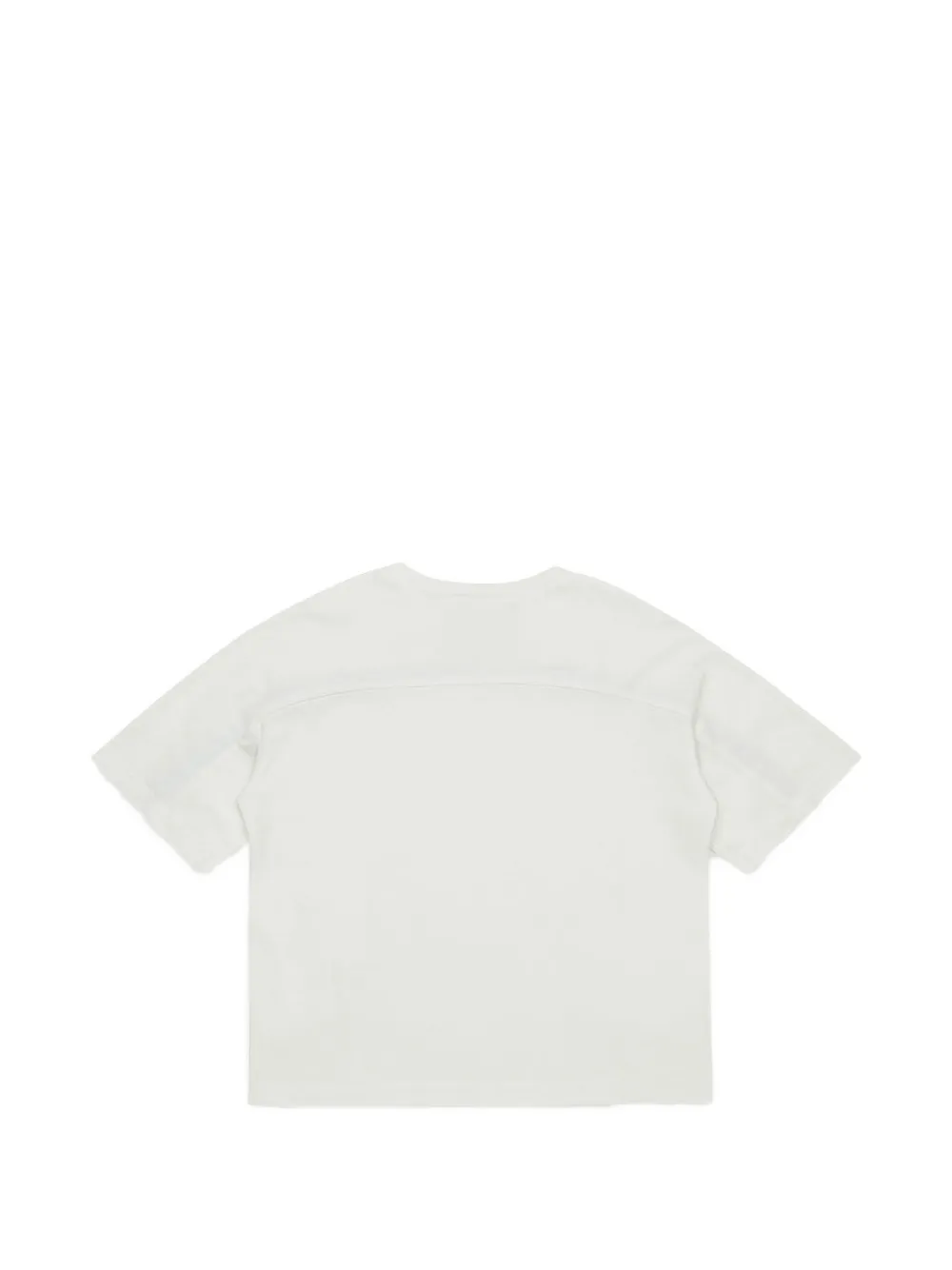 Marni Kids T-shirt met geborduurd logo en contrasterende biezen Wit