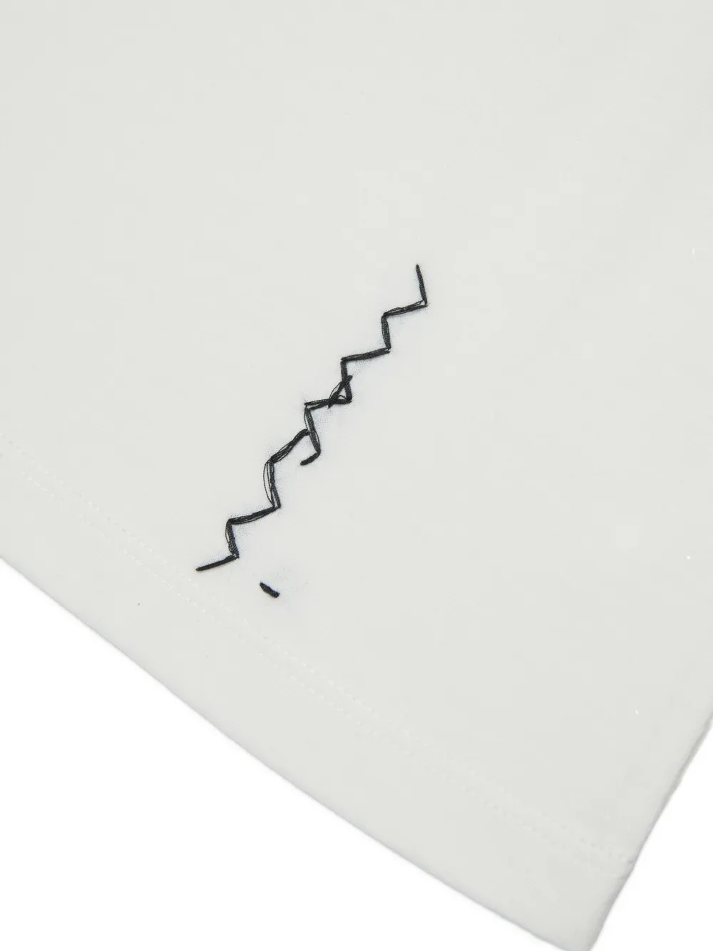 Marni Kids T-shirt met geborduurd logo en contrasterende biezen Wit