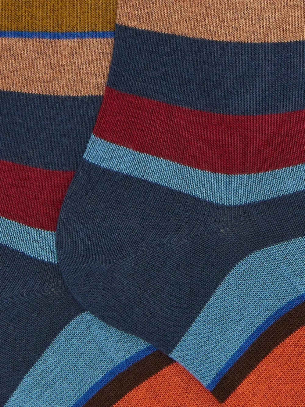 Gallo Gestreepte sokken Blauw