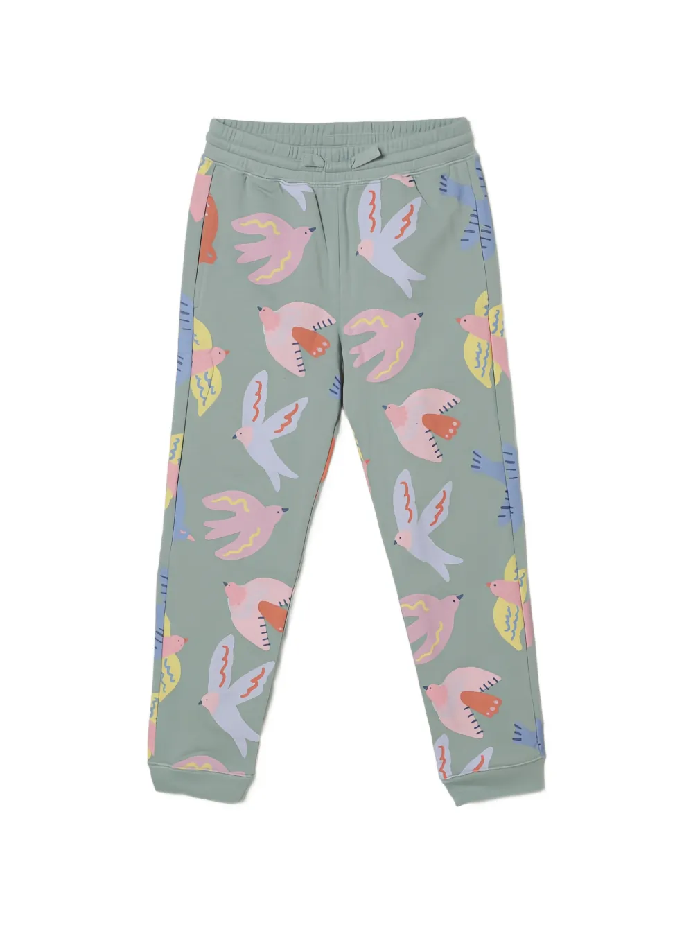Stella McCartney Kids bird-print track pants - Verde