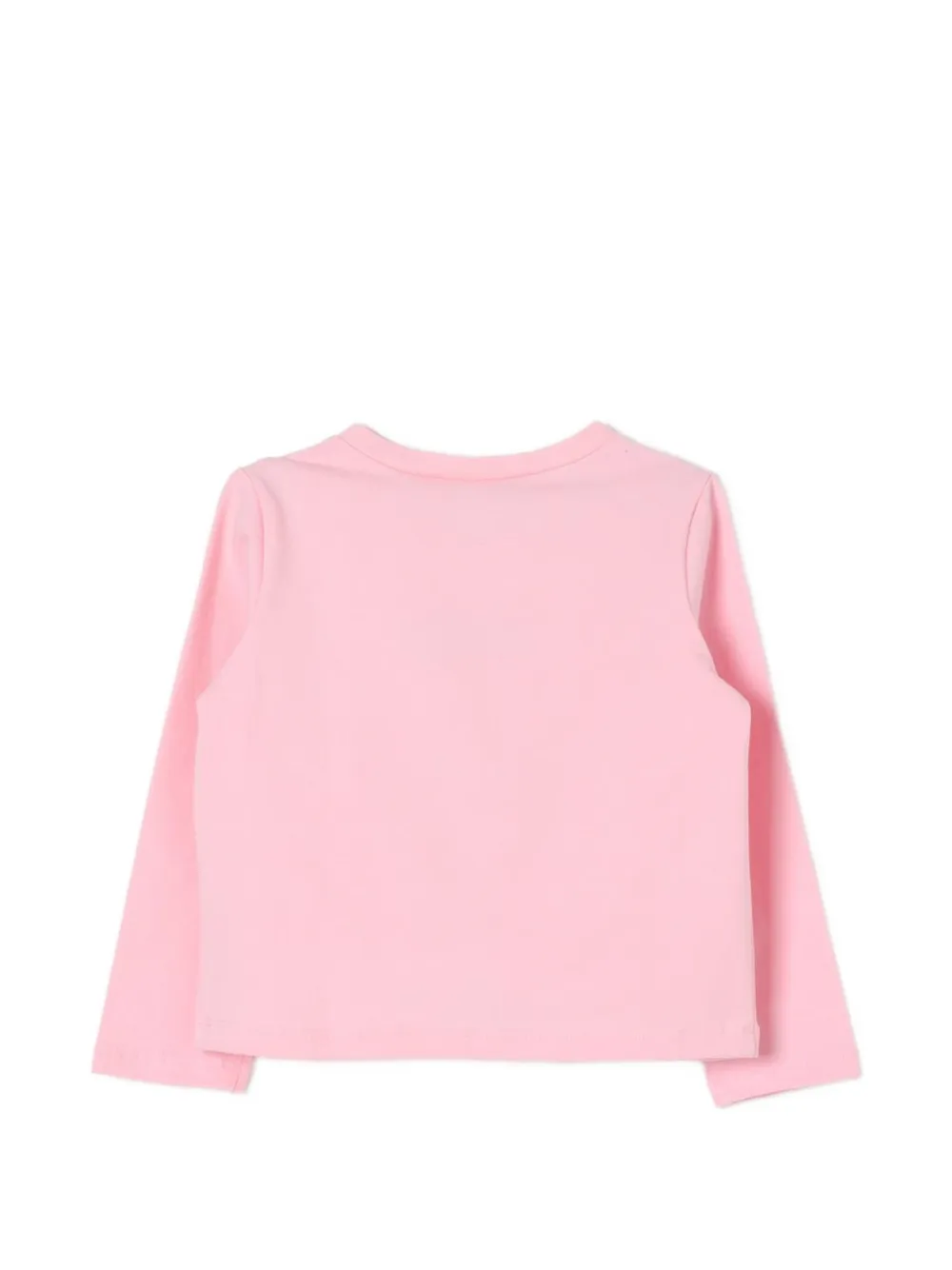 TWINSET Kids T-shirt met lange mouwen en logo-print Roze