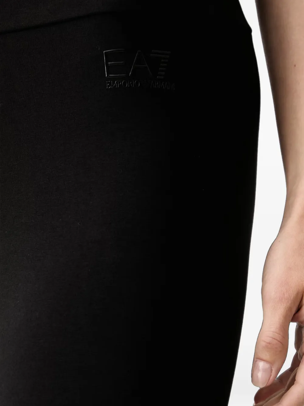 Ea7 Emporio Armani Legging met logoprint Zwart