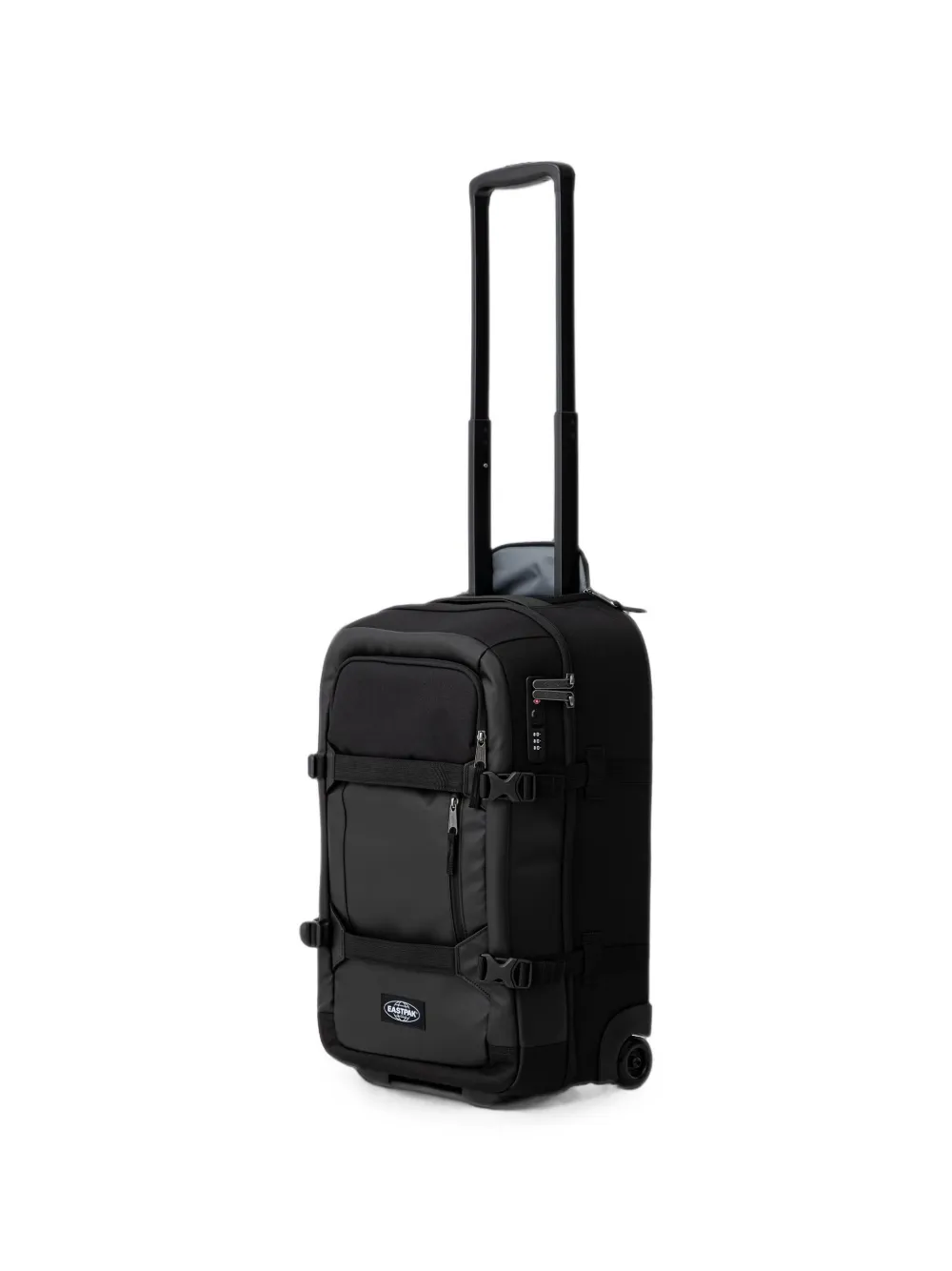 Eastpak Koffer met gespband en logo-patch Zwart