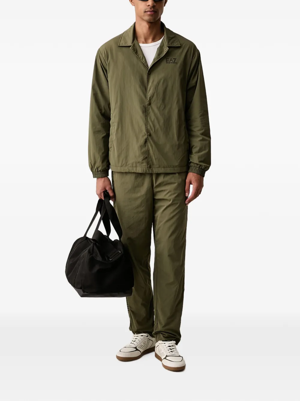 Ea7 Emporio Armani Jack met logoprint Groen