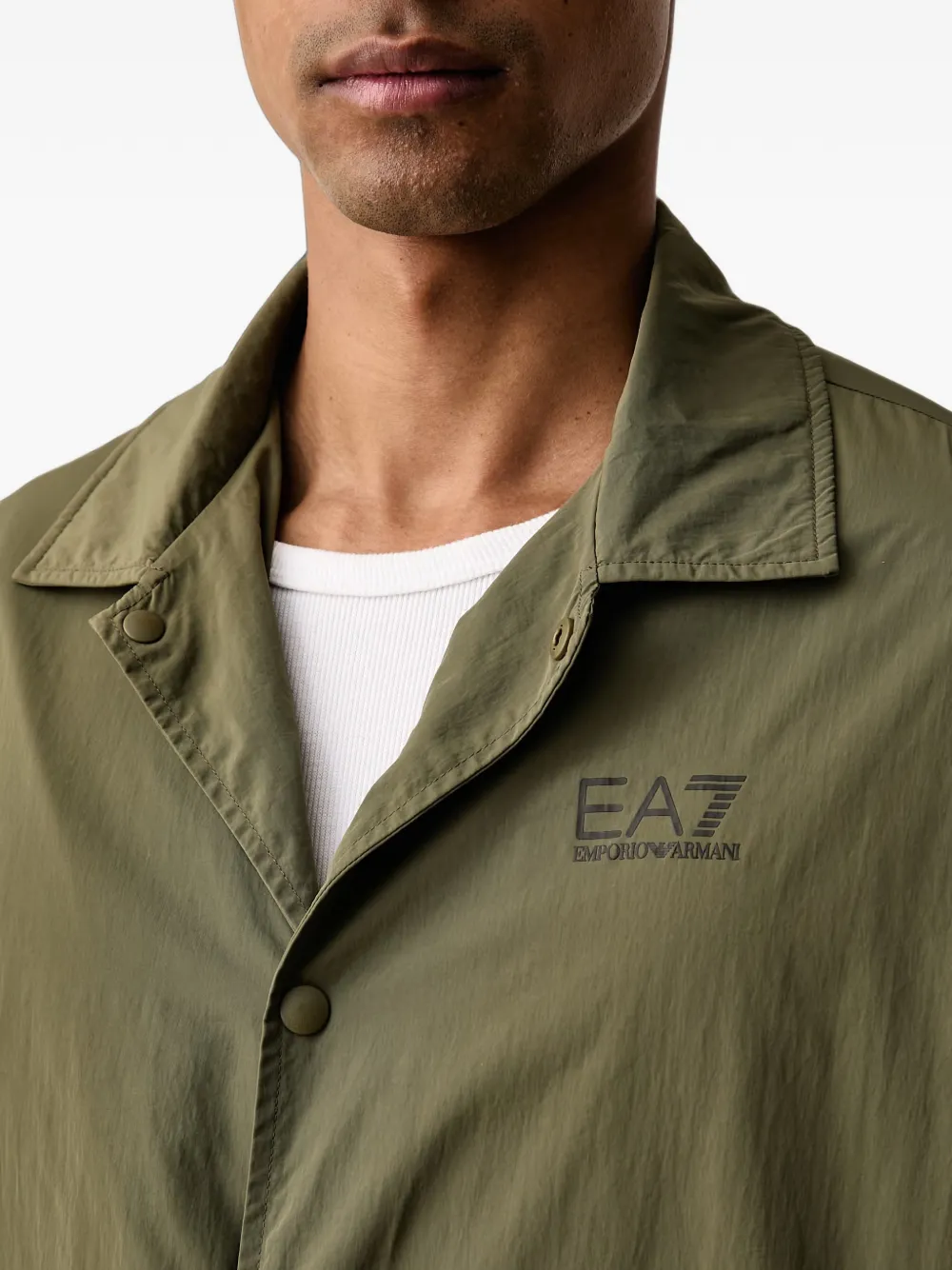 Ea7 Emporio Armani Jack met logoprint Groen