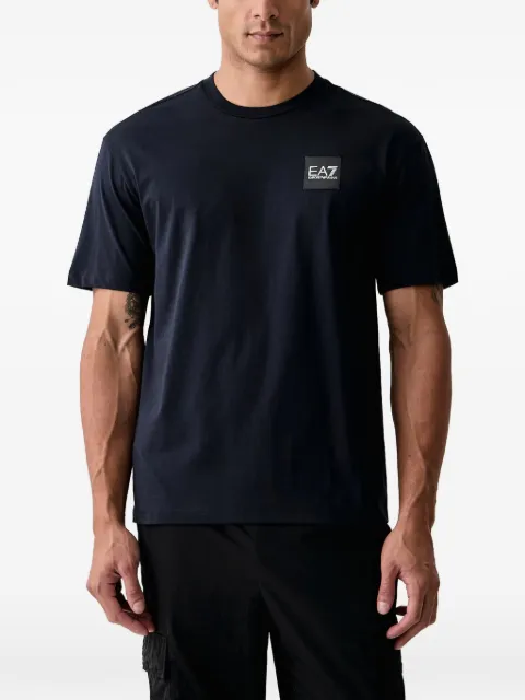 Ea7 Emporio Armani logo-patch T-shirt