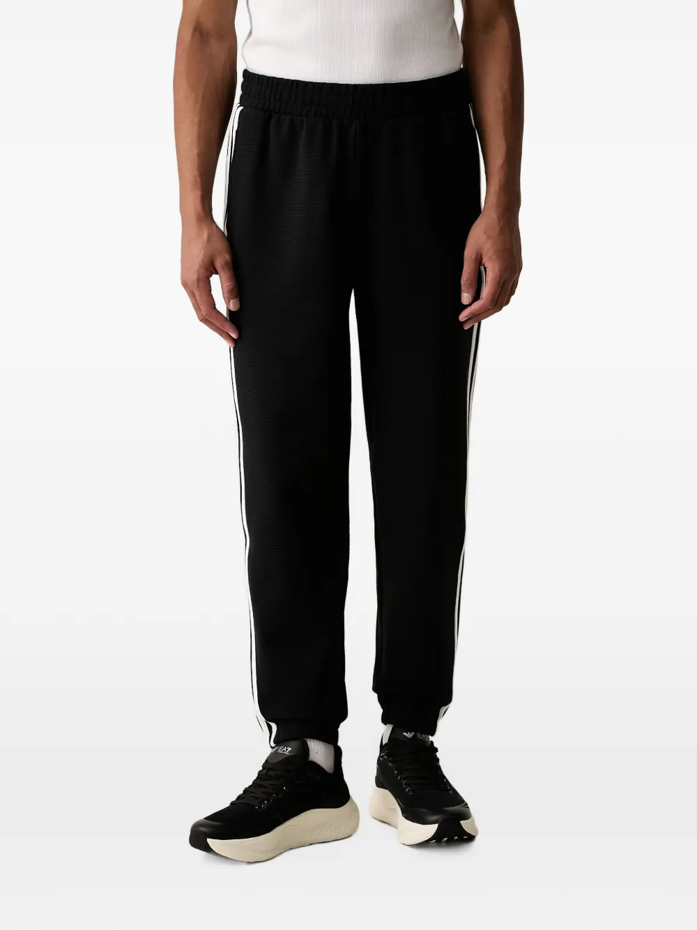 Ea7 Emporio Armani Trainingspak met logoprint Zwart