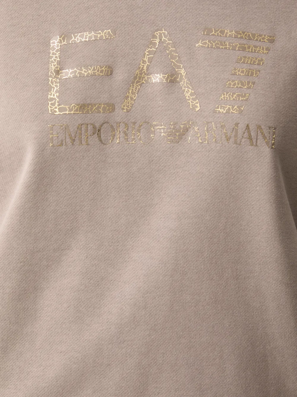 Ea7 Emporio Armani Sweater met logo-print Beige