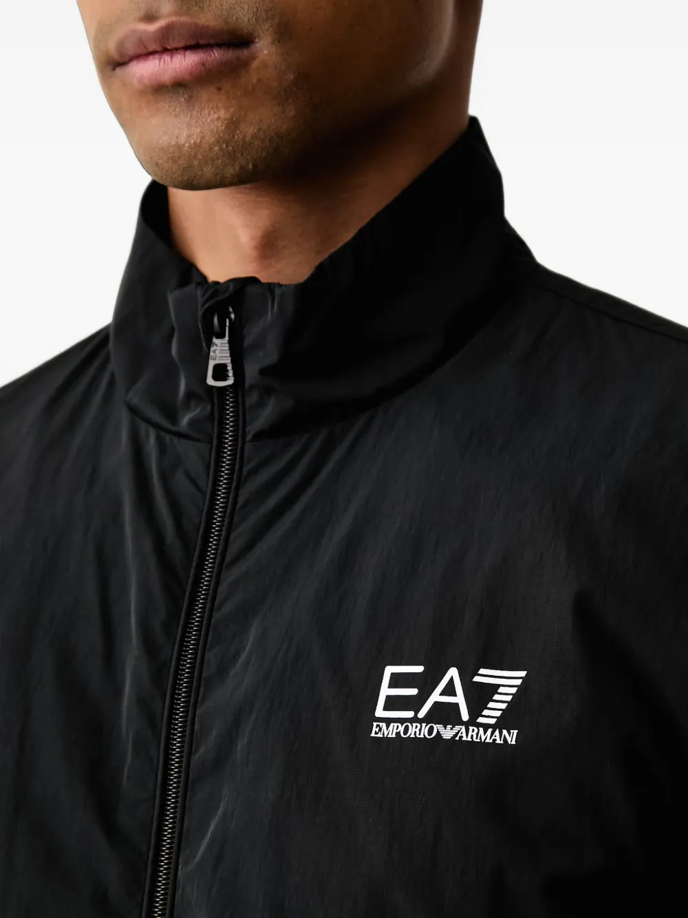 Ea7 Emporio Armani Trainingspak met logoprint Zwart