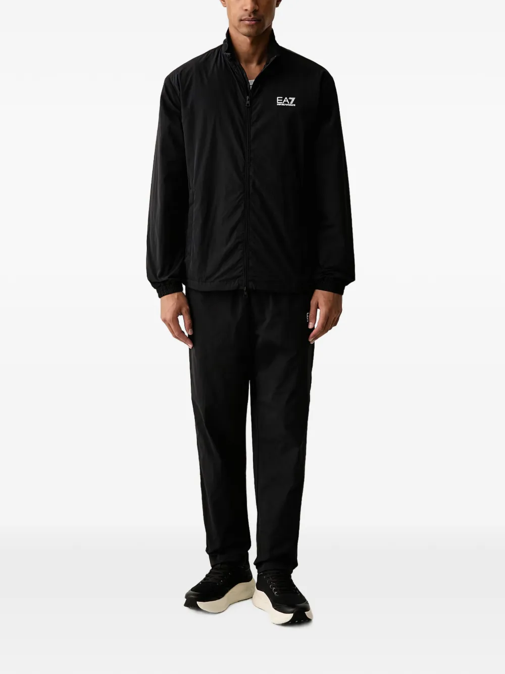 Ea7 Emporio Armani Trainingspak met logoprint Zwart
