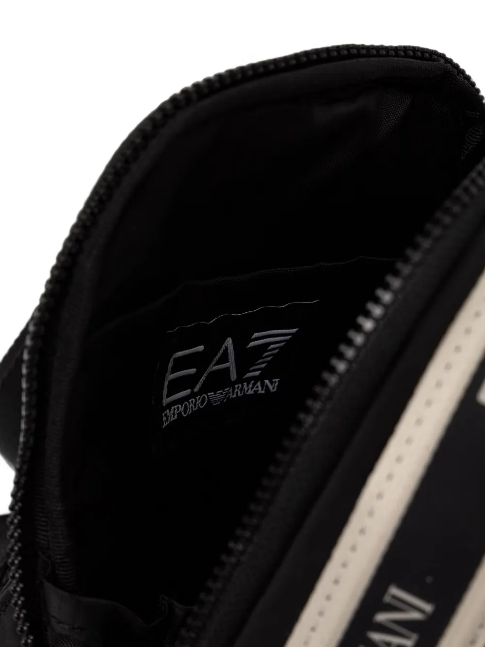 Ea7 Emporio Armani Slingtas met logoband Zwart