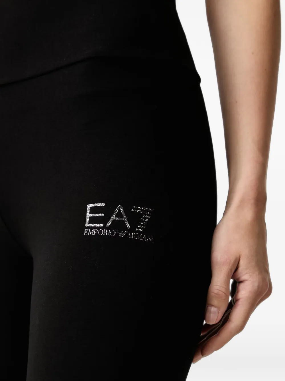 Ea7 Emporio Armani Legging met logoprint Zwart
