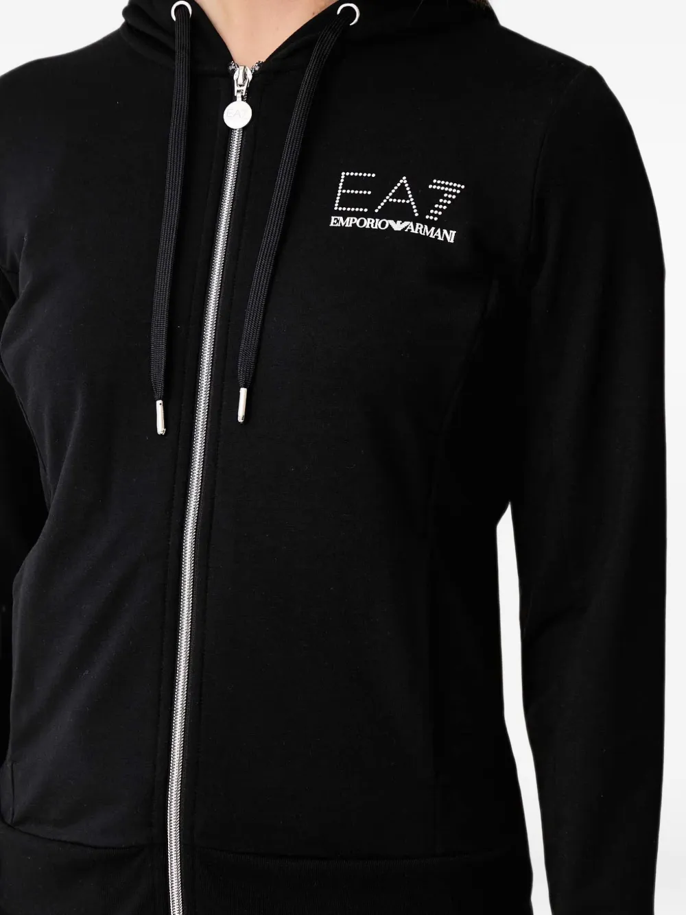 Ea7 Emporio Armani Trainingspak met logoprint Zwart