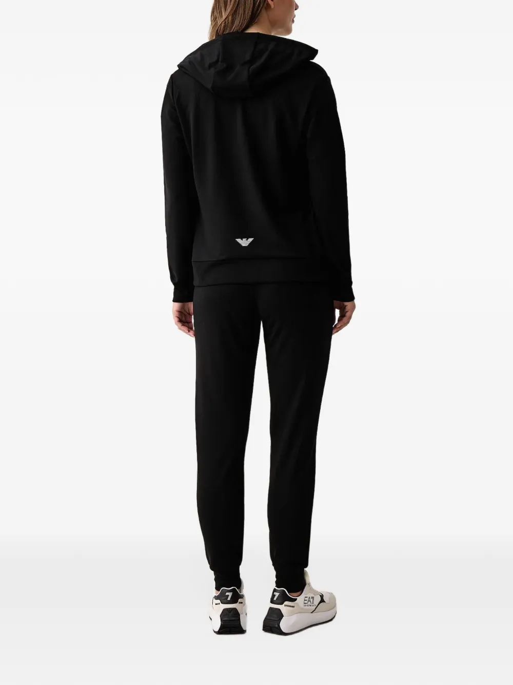 Ea7 Emporio Armani Trainingspak met logoprint Zwart