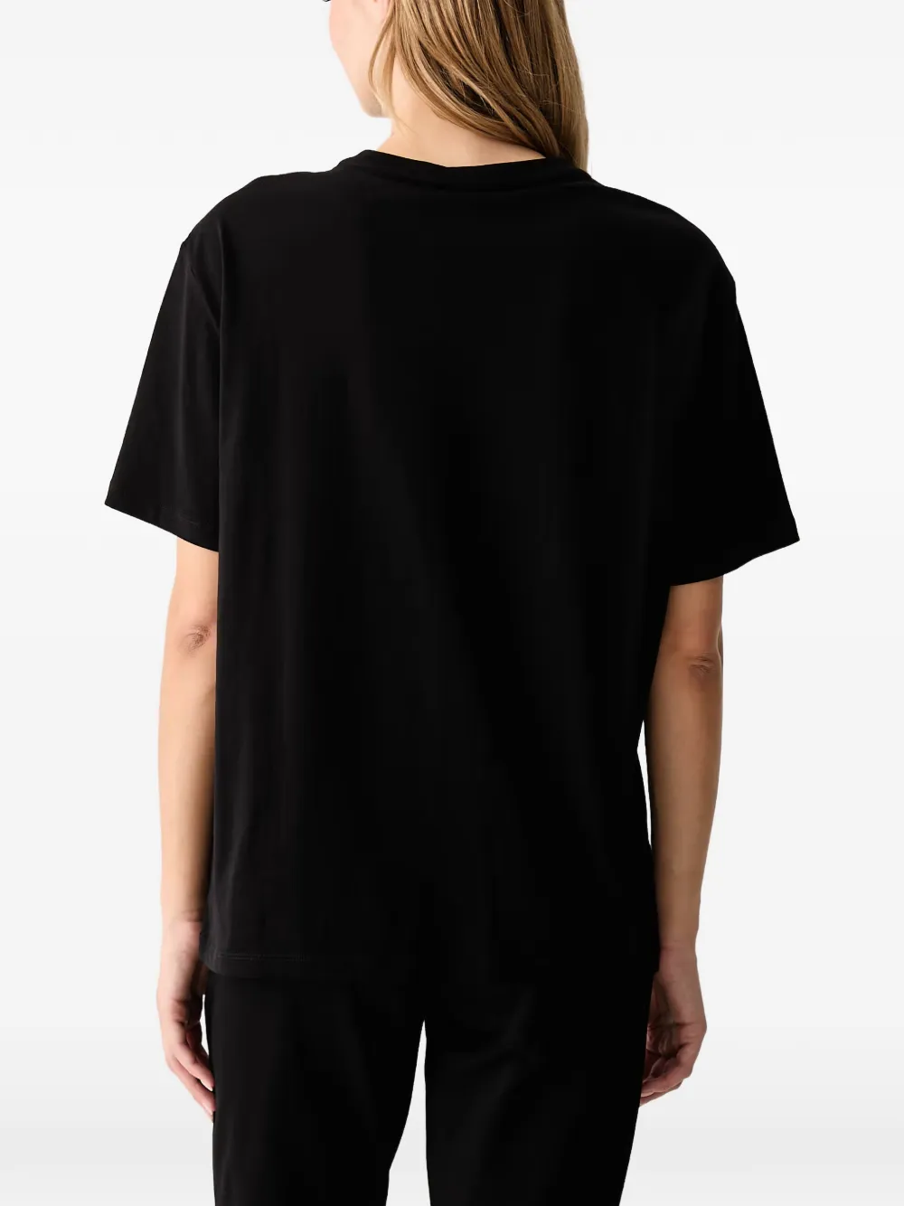 Ea7 Emporio Armani T-shirt met logoprint Zwart