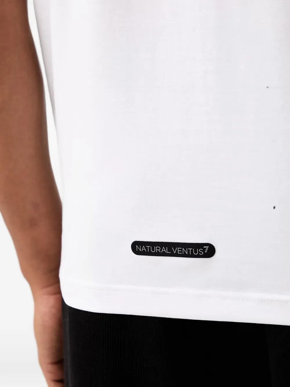 Ea7 Emporio Armani Poloshirt met rits en logo-print Wit