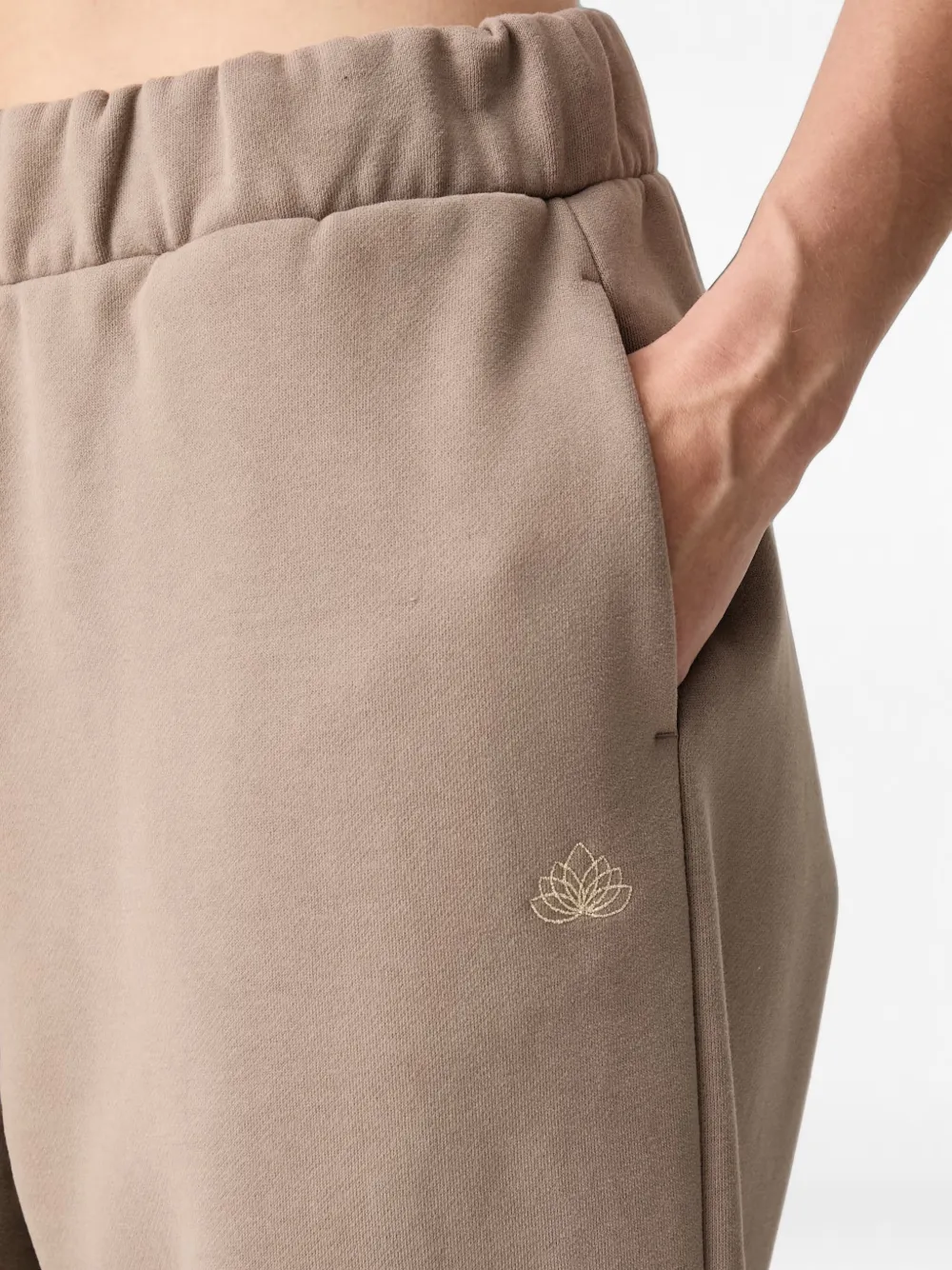 Ea7 Emporio Armani Elastische trainingsbroek Beige
