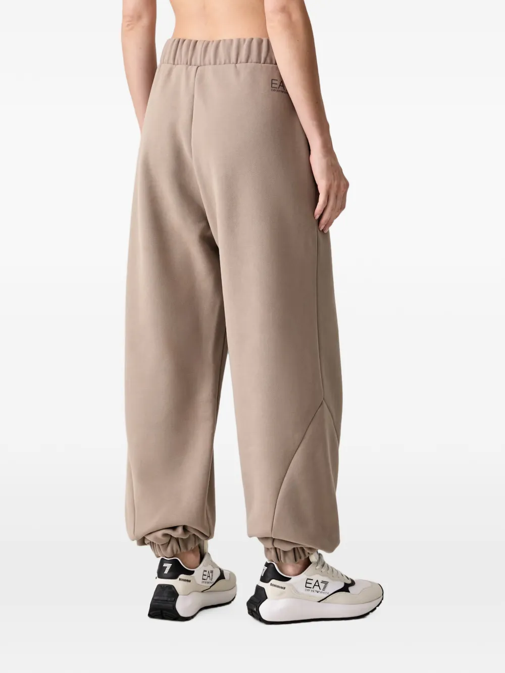 Ea7 Emporio Armani Elastische trainingsbroek Beige