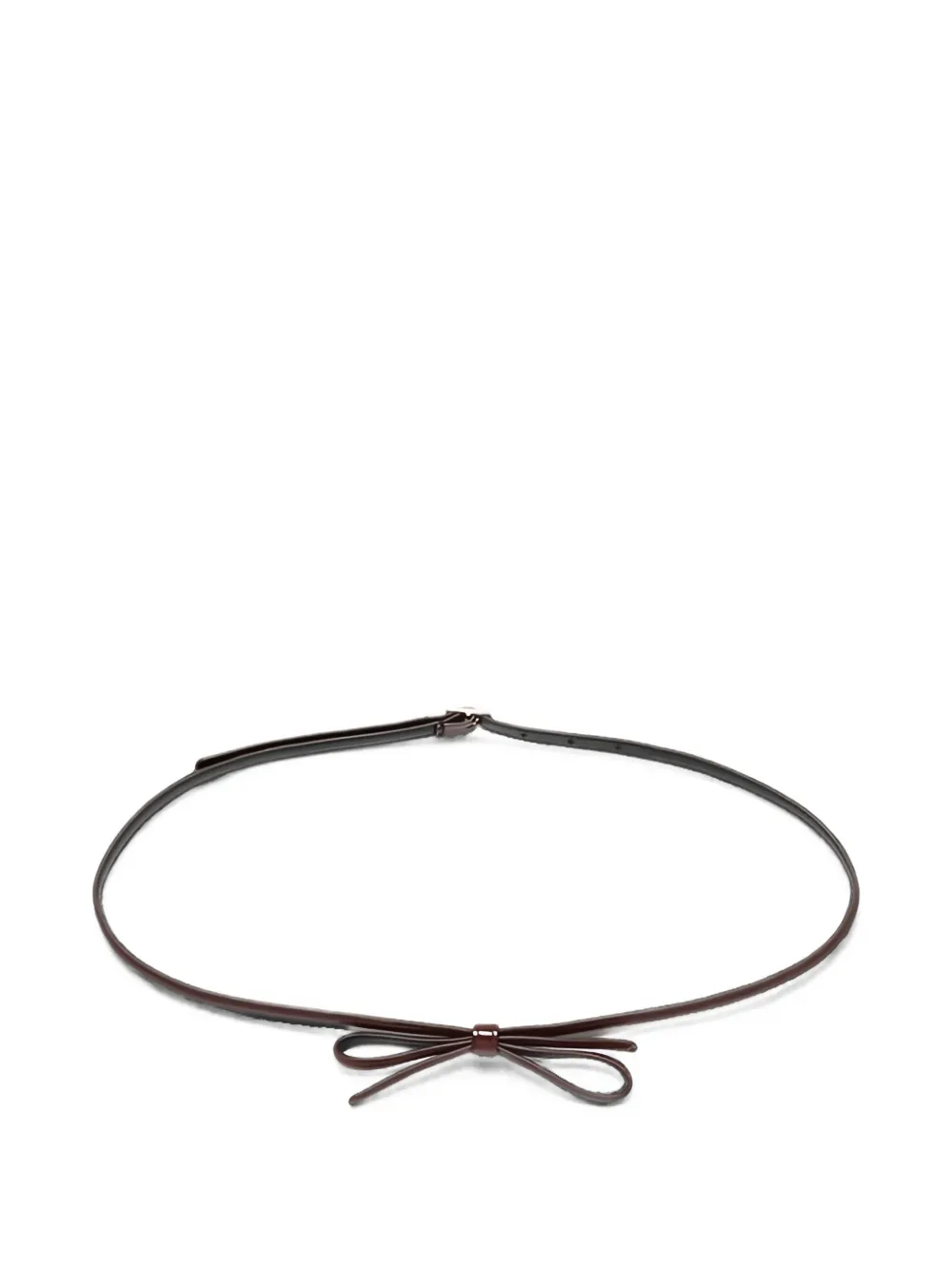 Plan C Bow-detail Belt In Brown