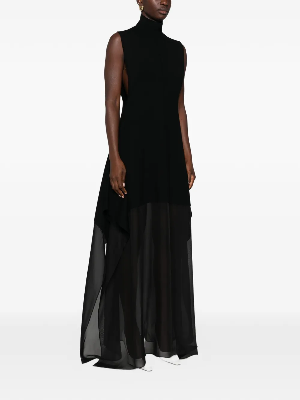 Sportmax Mouwloze jurk Zwart