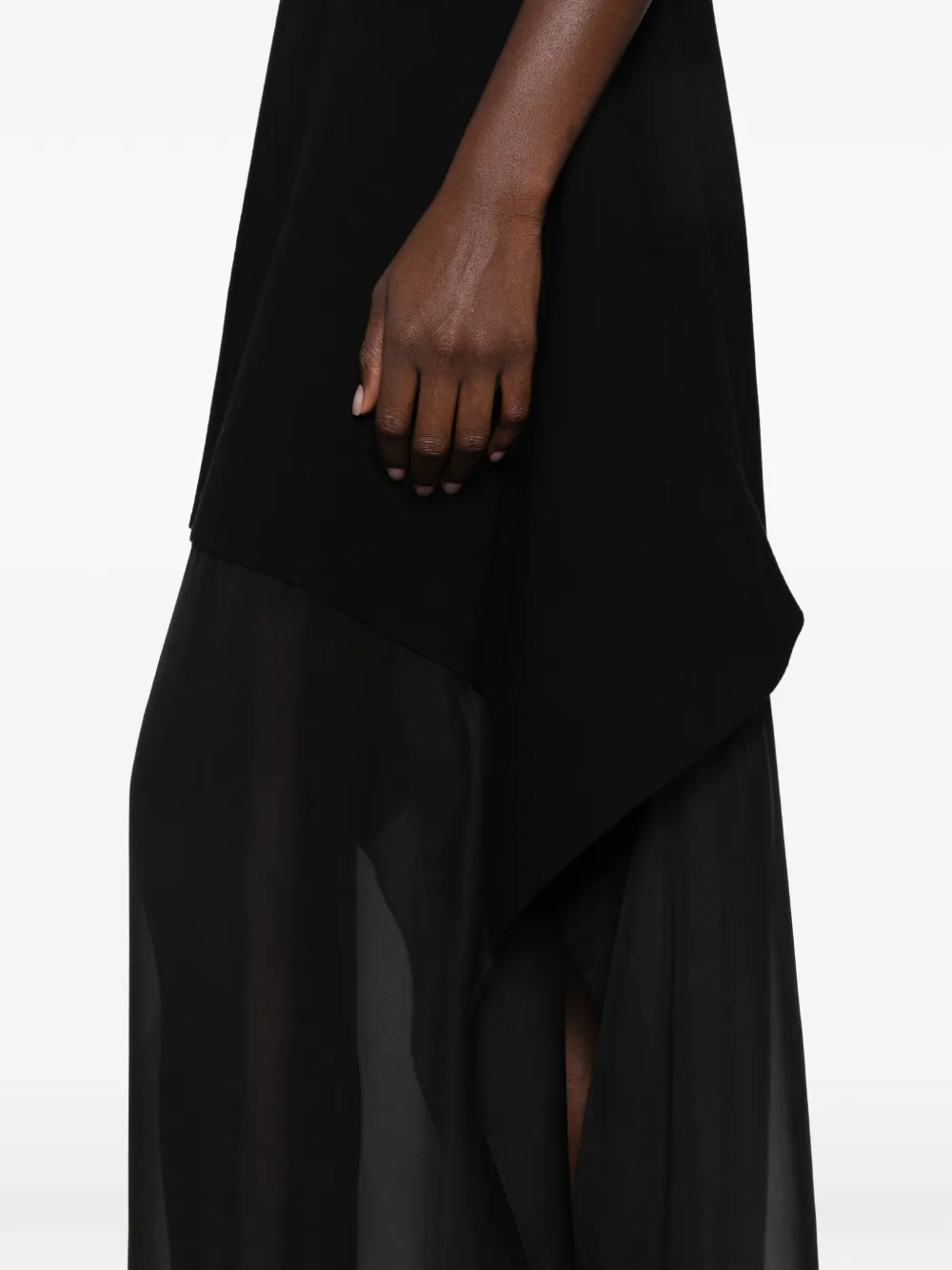 Sportmax Mouwloze jurk Zwart