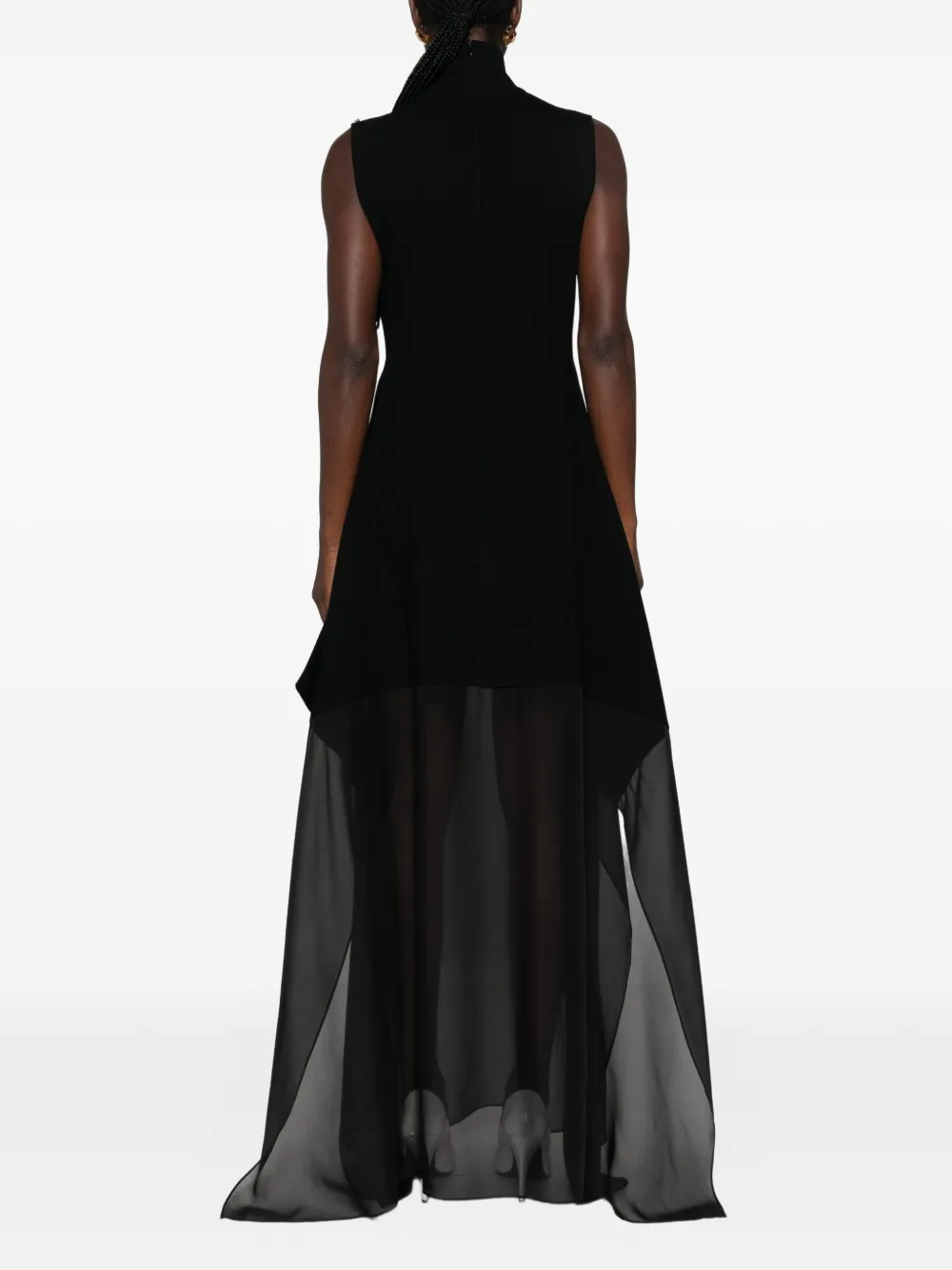 Sportmax Mouwloze jurk Zwart
