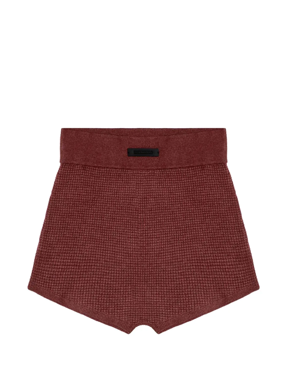 FEAR OF GOD ESSENTIALS Essentials waffle-knit shorts - Red