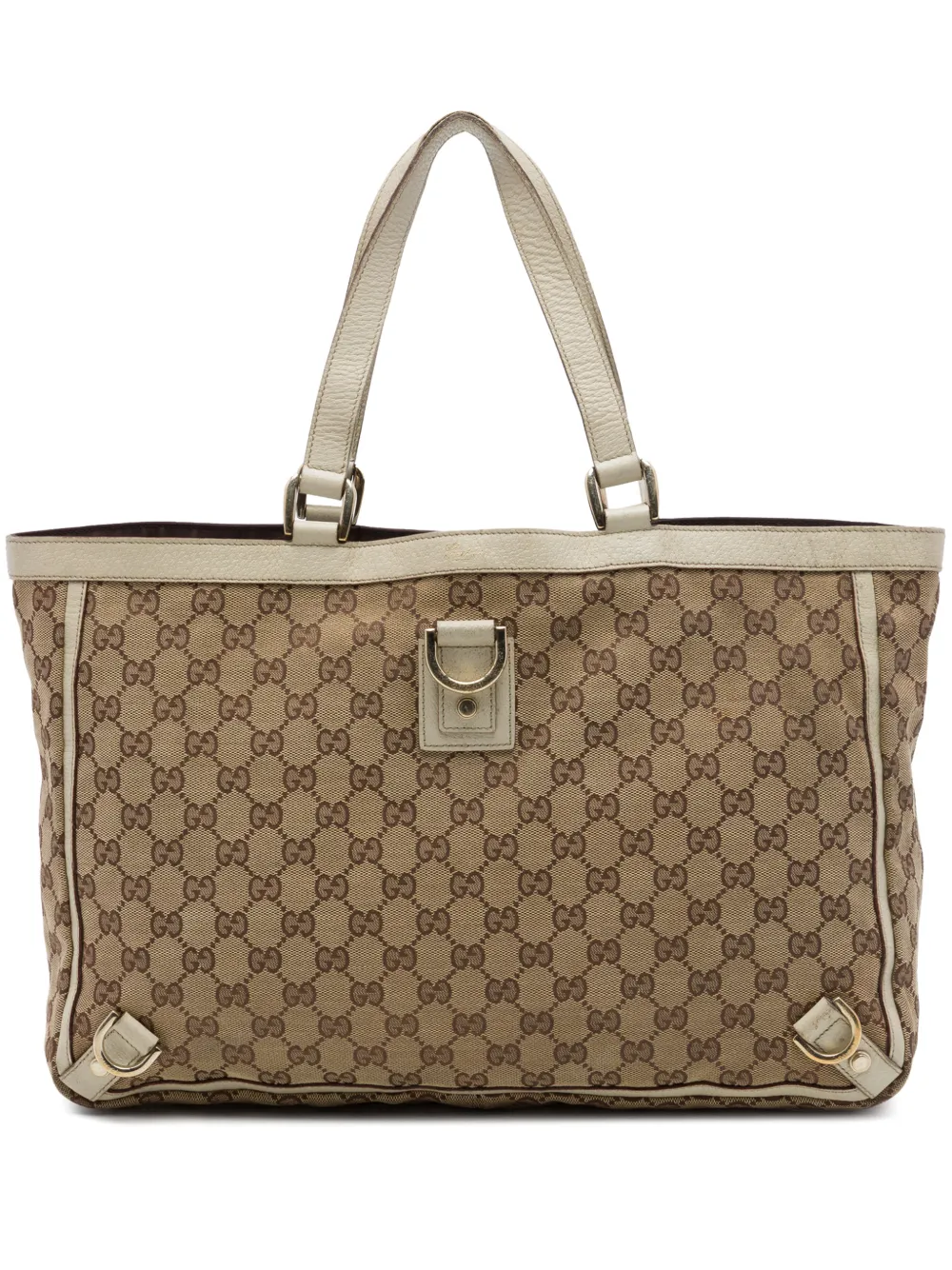 Gucci Pre-Owned 2000-2015 GG Canvas Abbey D Ring tote bag - Toni neutri