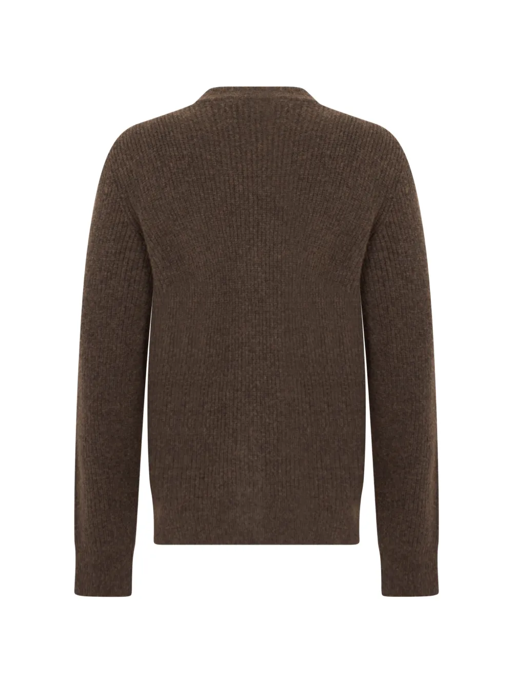 Roberto Collina ribbed-knit V-neck cardigan Bruin