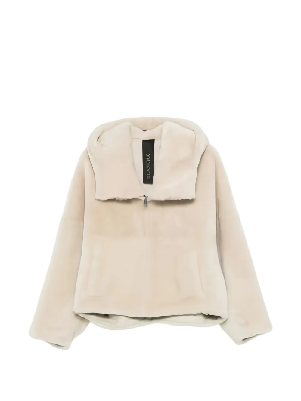 Blancha shearling funnel-neck jacket