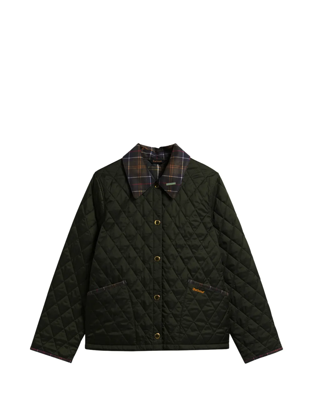 Barbour Icons jack met diamantquilt Groen