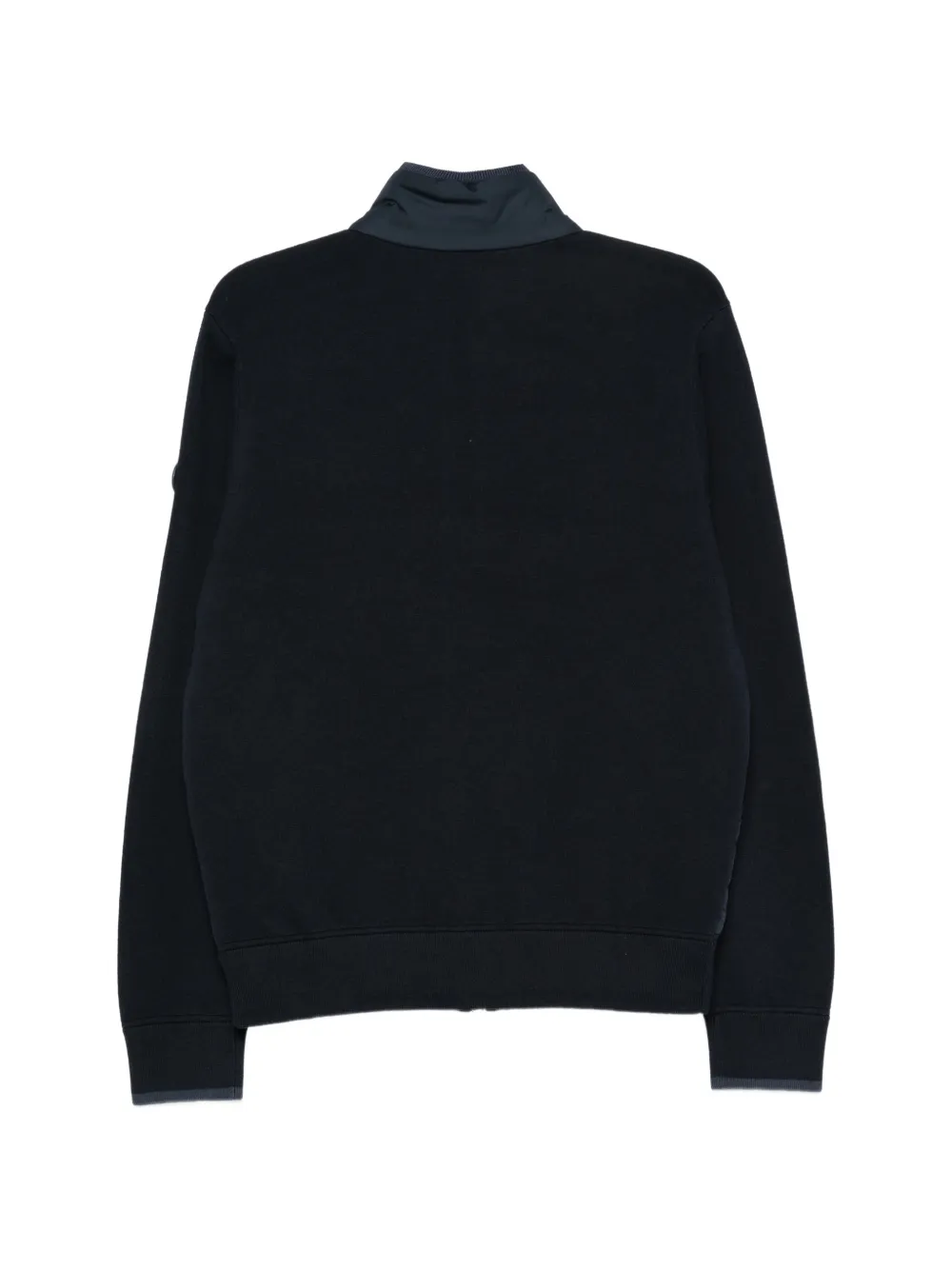 BOSS quilted zip-fastening cardigan Blauw