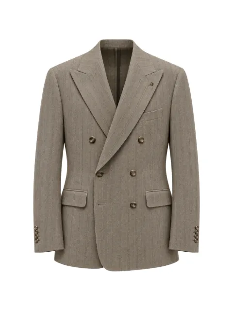 Tagliatore double-breasted pinstriped suit