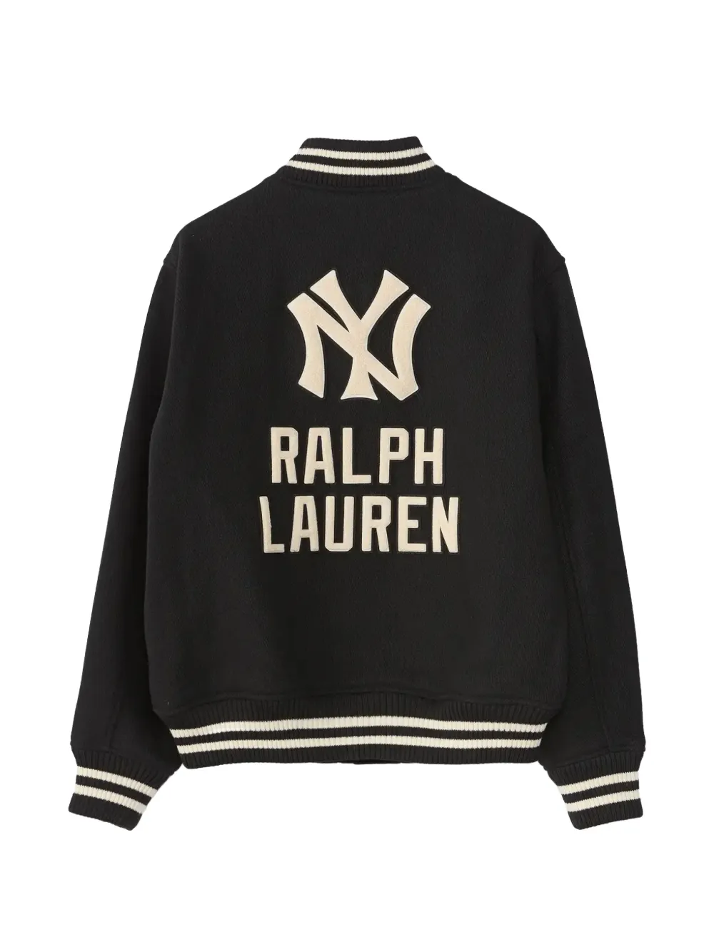 Polo Ralph Lauren Bomberjack met logopatch Zwart