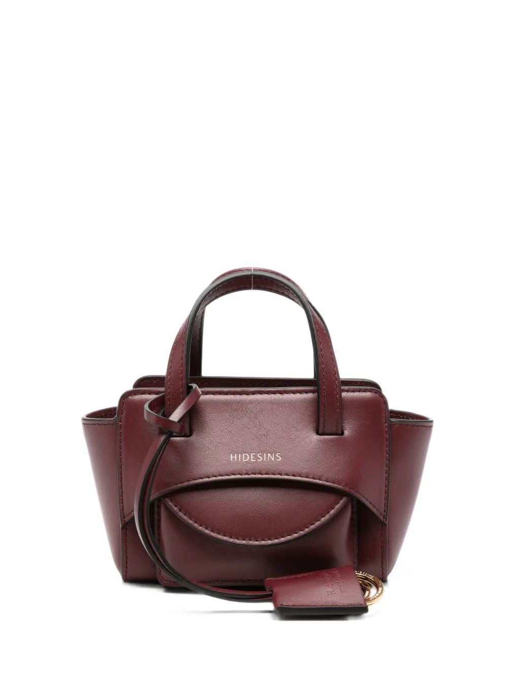 HIDESINS logo-print leather mini bag