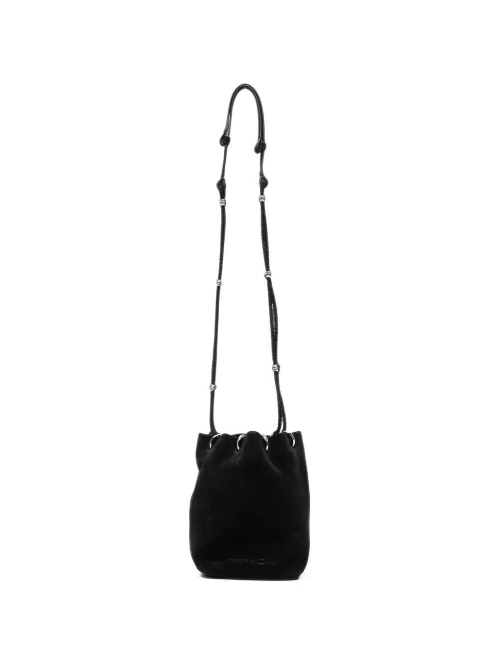 Benedetta Bruzziches suede drawstring bucket bag - Noir Benedetta Bruzziches suede drawstring bucket bag - Noir