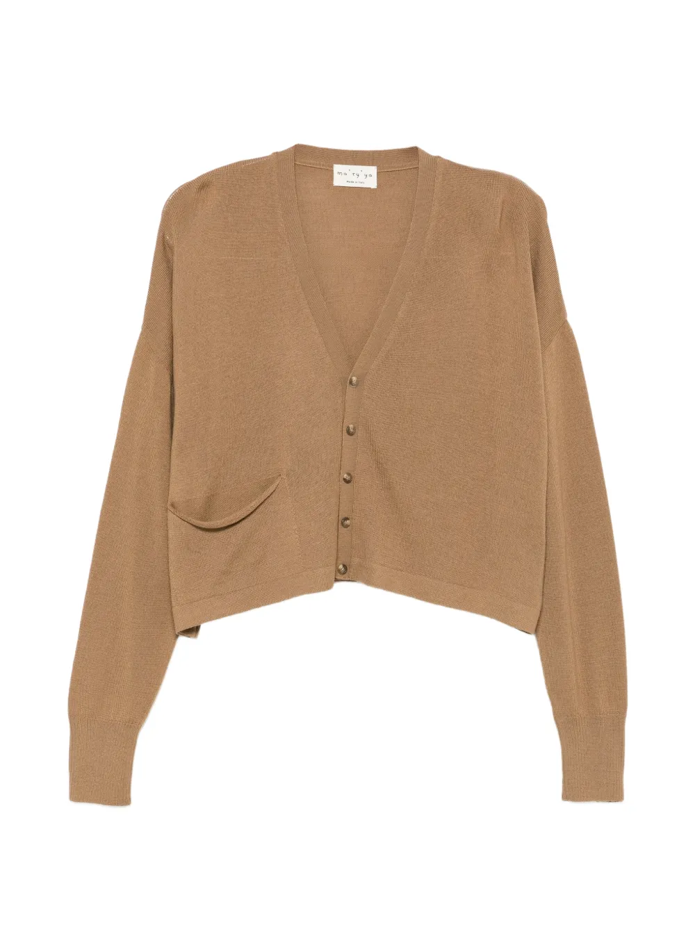 Ma'ry'ya V-neck button-up cardigan