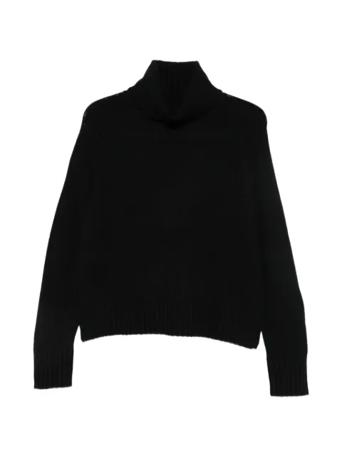 Allude ラグランスリーブ タートルネックセーター