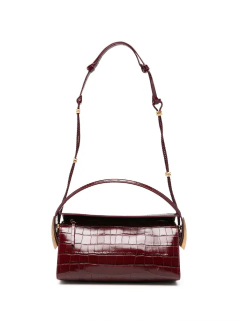 Benedetta Bruzziches croc-effect leather shoulder bag