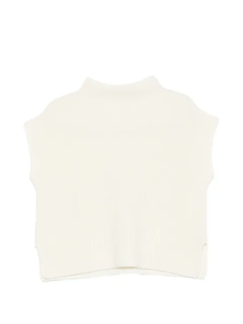 Ma'ry'ya ribbed-knit high-neck sweater